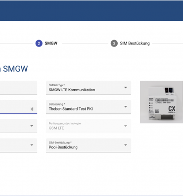 Online Produktkonfigurator für Smart Meter Gateway